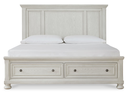 Robbinsdale Panel Bed With 2 Storage Drawers