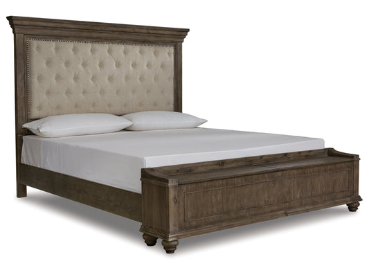 Johnelle Panel Storage Bed With Upholstered Headboard