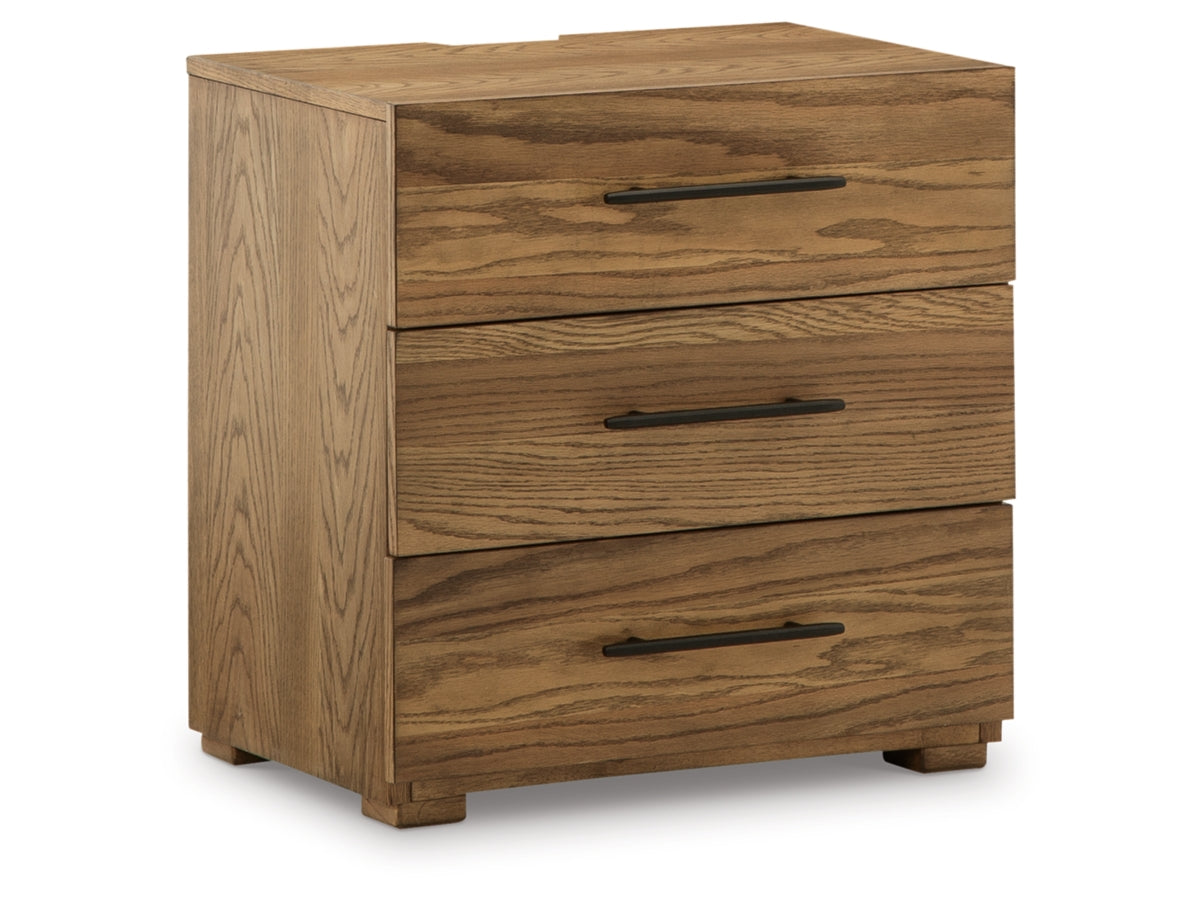 Dakmore 26" 3 Drawer Charging Nightstand