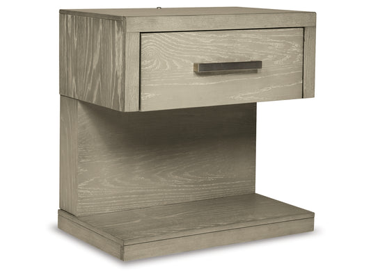 Fawnburg 26" 1 Drawer Charging Nightstand