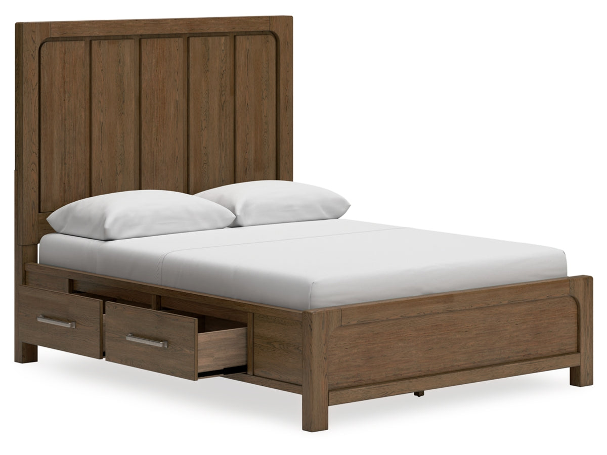 Cabalynn Panel Bed With 4 Storage Drawers