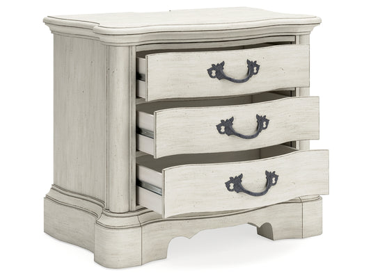 Arlendyne 33" 3 Drawer Charging Nightstand