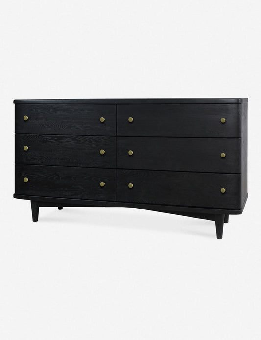 Shiloh 6-Drawer Dresser - Charcoal