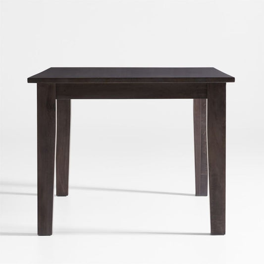 Basque Charcoal Grey Wood Rectangular Dining Table (65"-118")