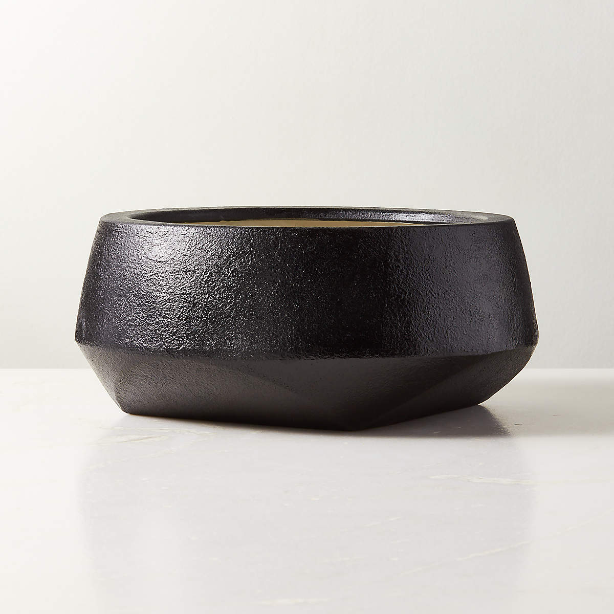 Bethel Black Ceramic Indoor Planters