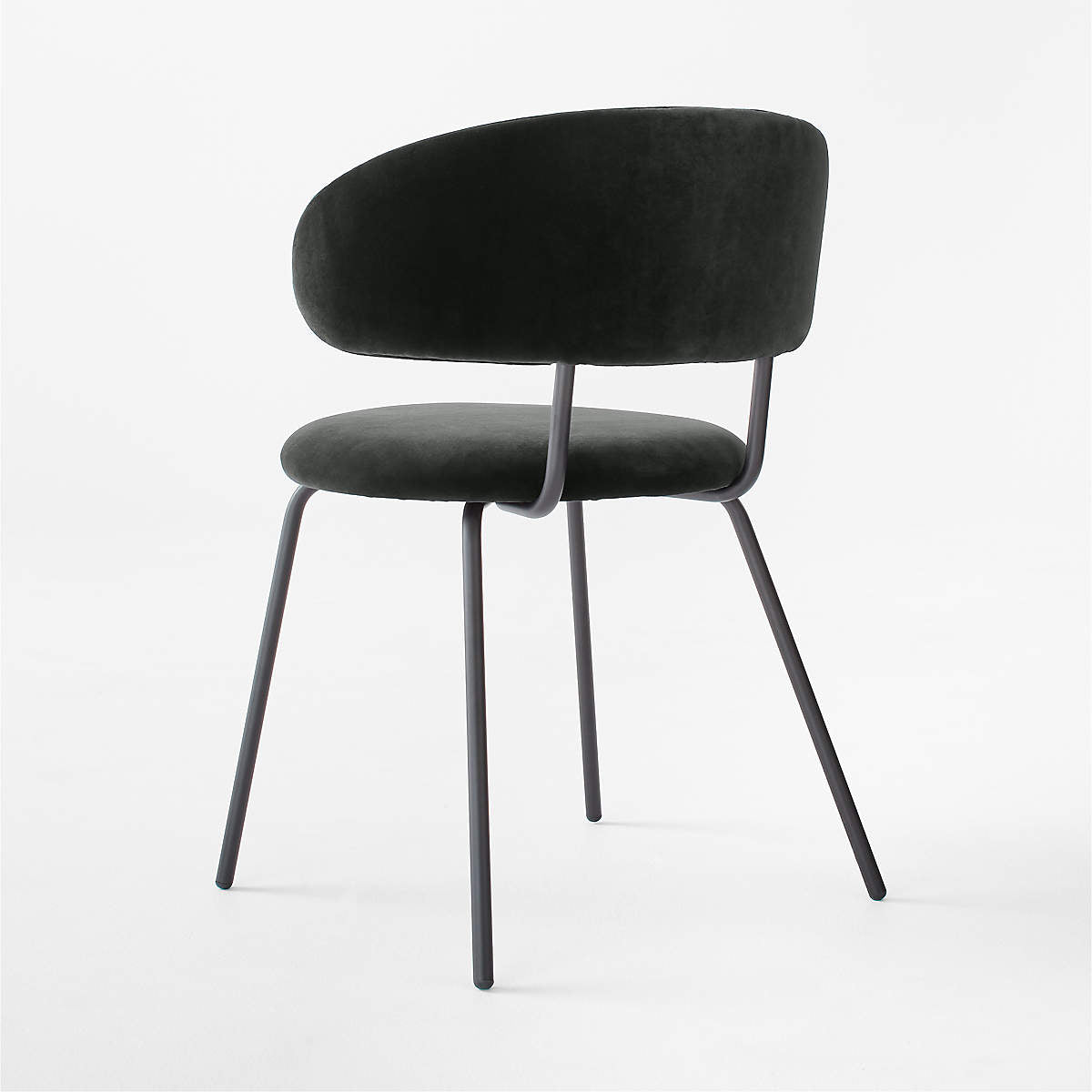 Birba Black Velvet Dining Chair