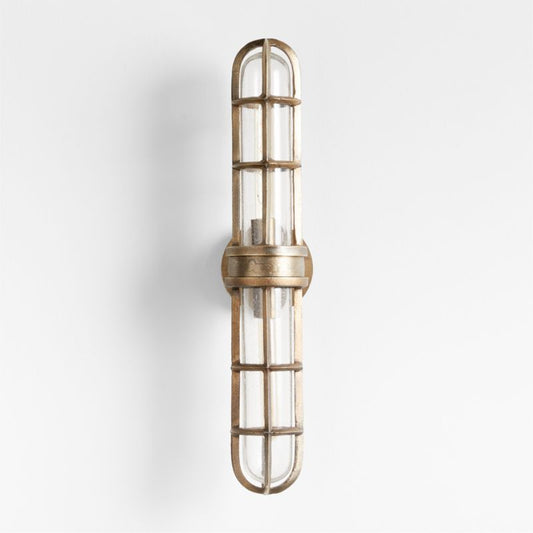 Boathouse Metal Cage Wall Sconce Light By Leanne Ford