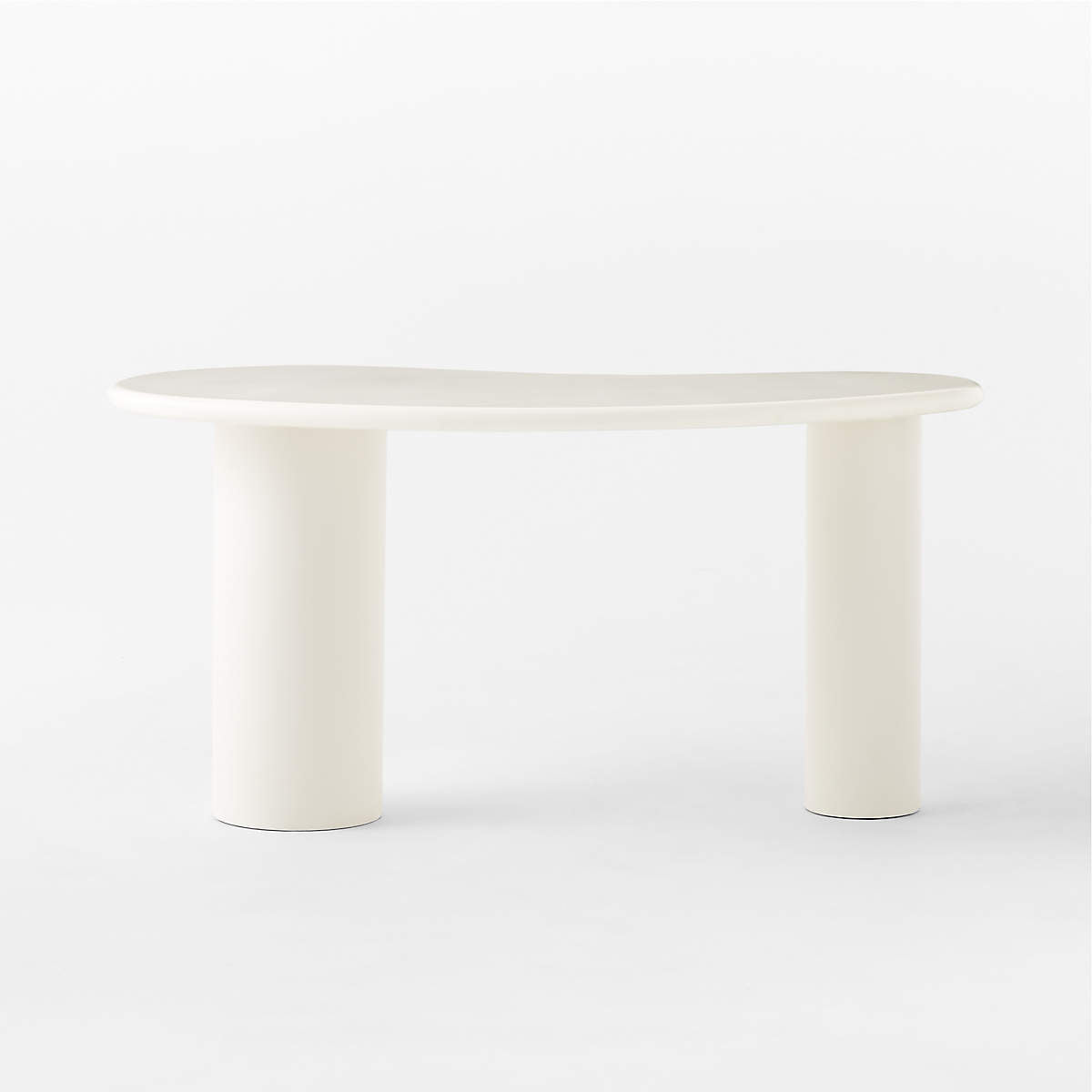 Bohne White Resin Desk