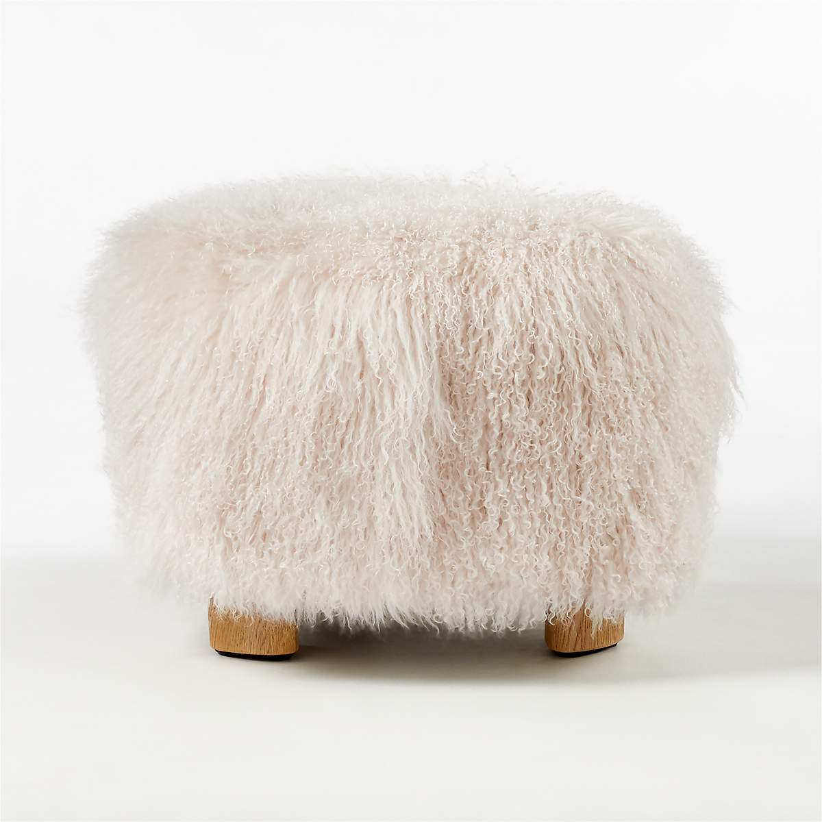 Bozzi  Mongolian Sheepskin Ottoman By Ross Cassidy