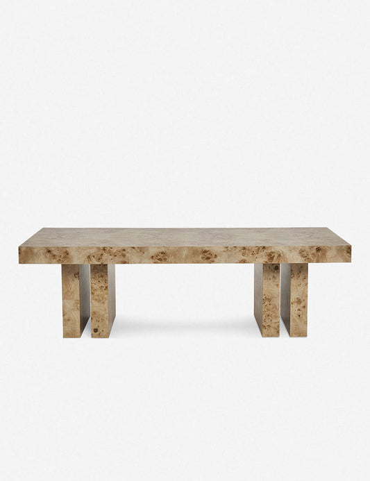 Brisa Burl Wood Coffee Table