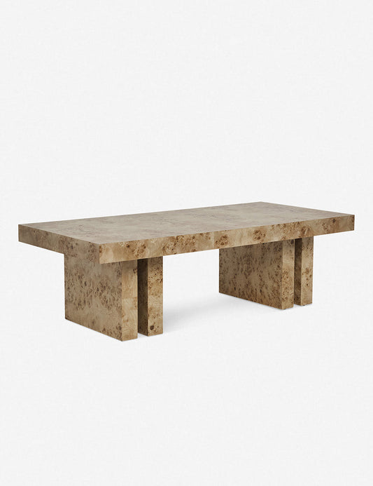 Brisa Burl Wood Coffee Table