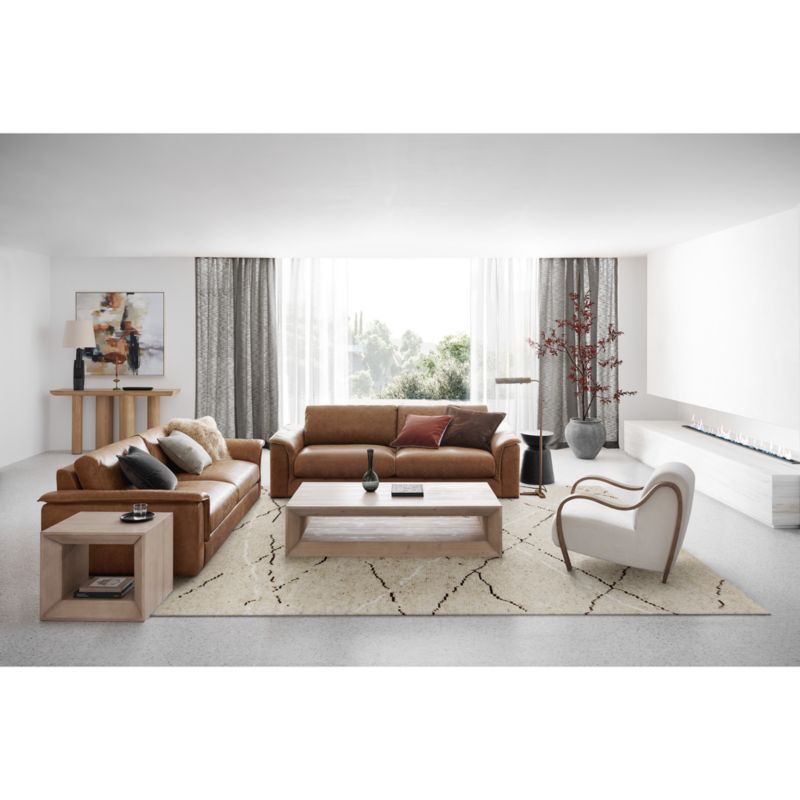 Wythe Leather Sofa (78"-102")
