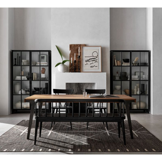 Kedzie Black-And-White Storage Cabinet