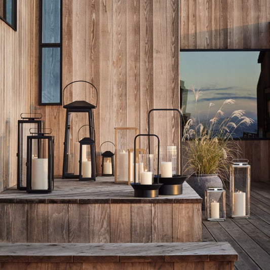 Morocco Black Metal Outdoor Lanterns