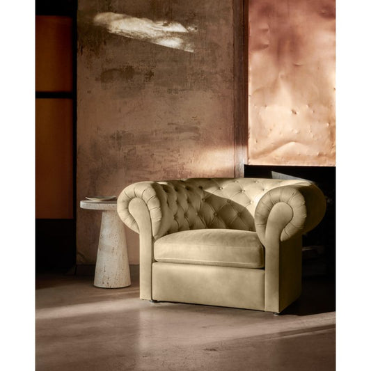 Gig Leather Chesterfield Chair By Leanne Ford