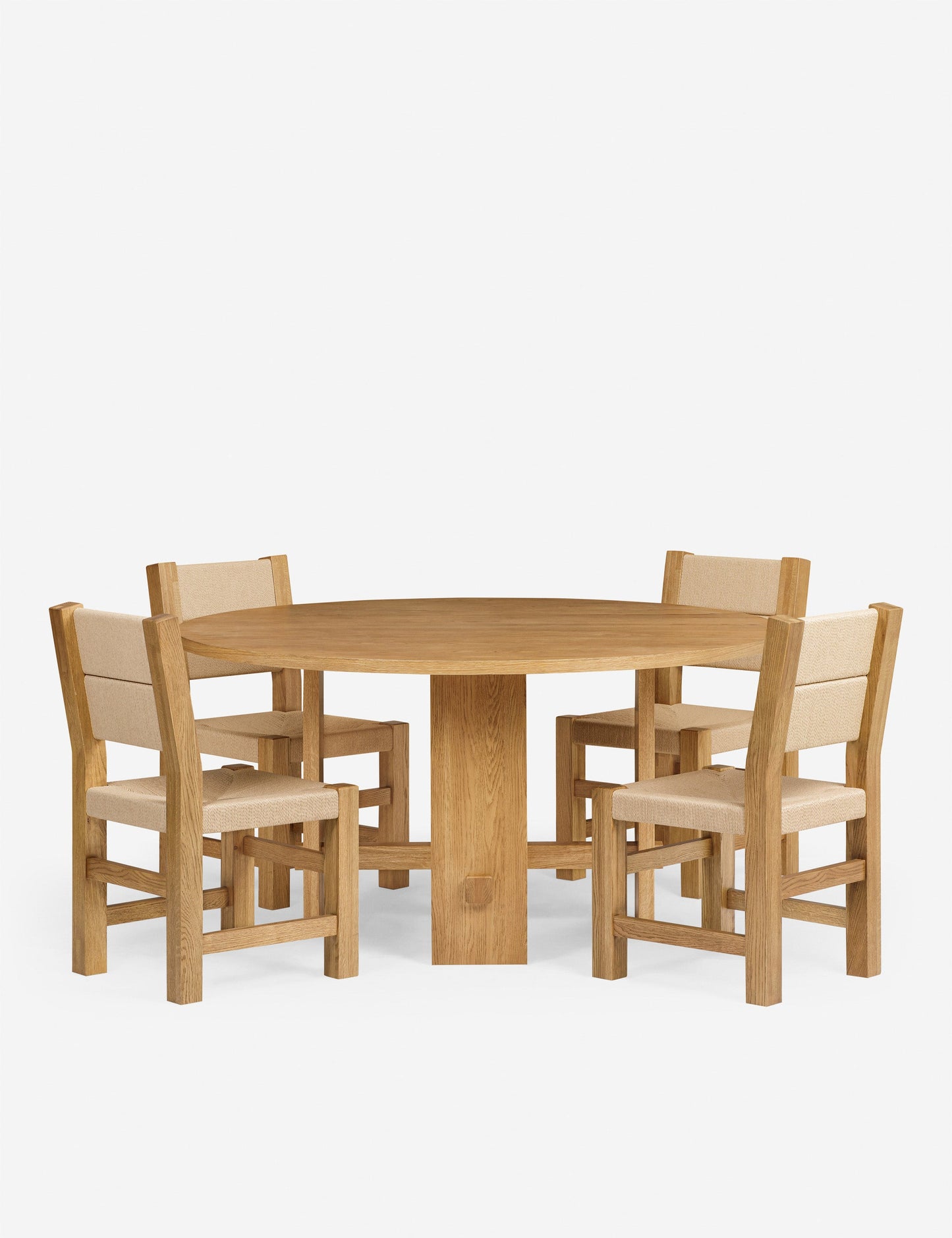 Campos Round Dining Table - Natural