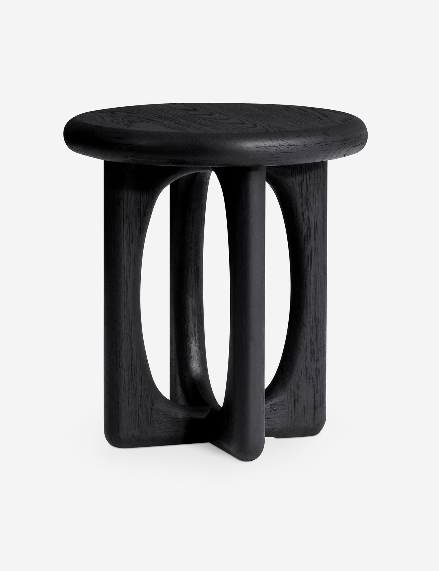 Hesh Round Side Table - Black