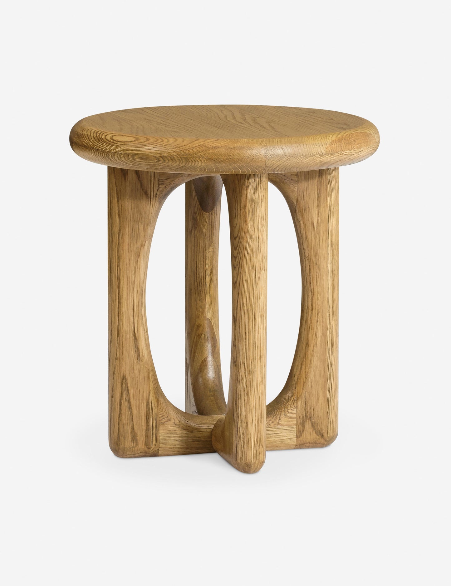 Hesh Round Side Table - Natural