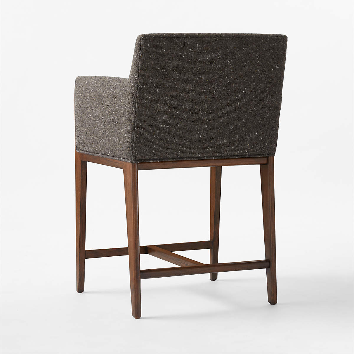 Casa Viva Brown Upholstered Counter Stool