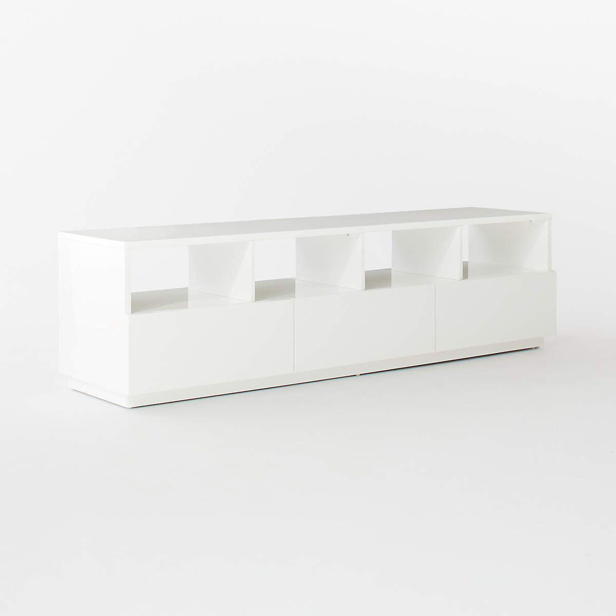 Chill 80" White High-Gloss Media Console