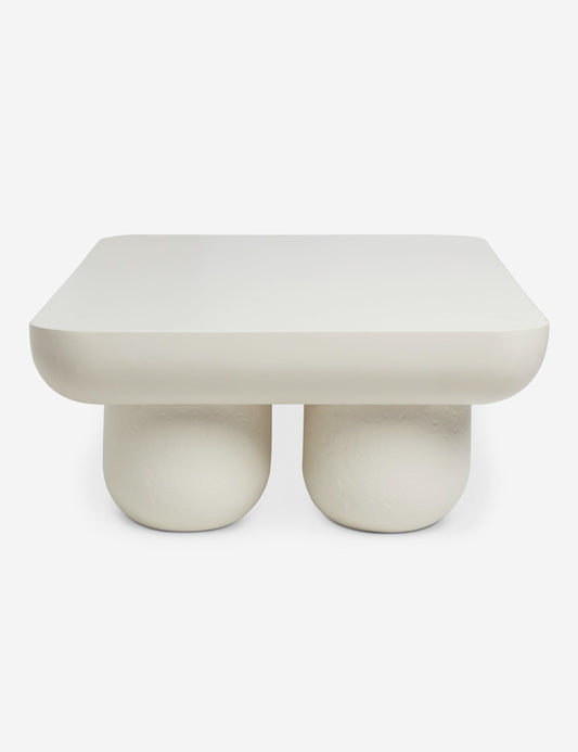 Clouded Rectangle Coffee Table By Sarah Sherman Samuel - Matte White