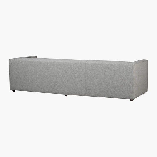 Club 101" Grey Fabric 3-Seater Sofa