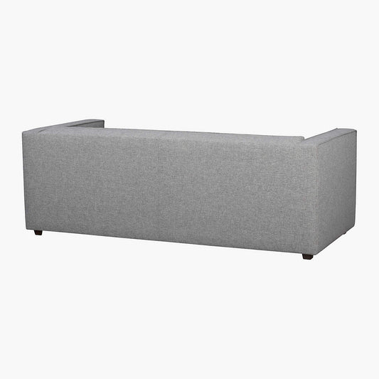 Club 74" Grey Fabric 2-Seater Sofa