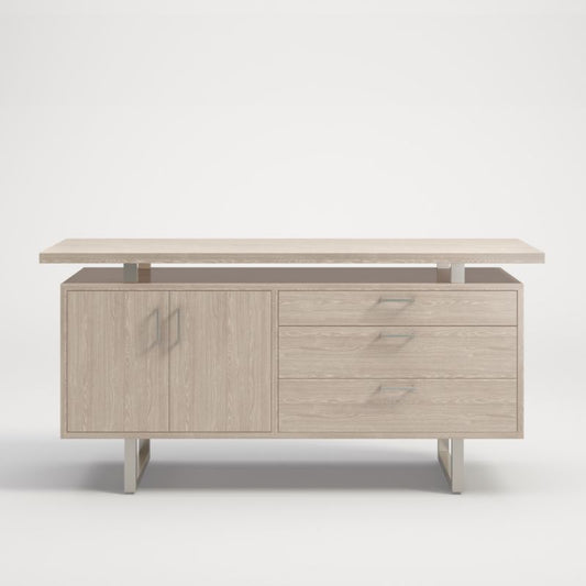 Clybourn Pickled Oak Credenza