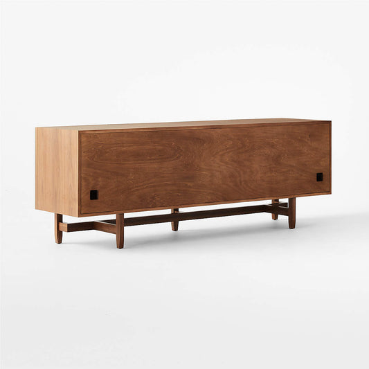 Coronado 77" Walnut Wood Credenza By Lawson-Fenning