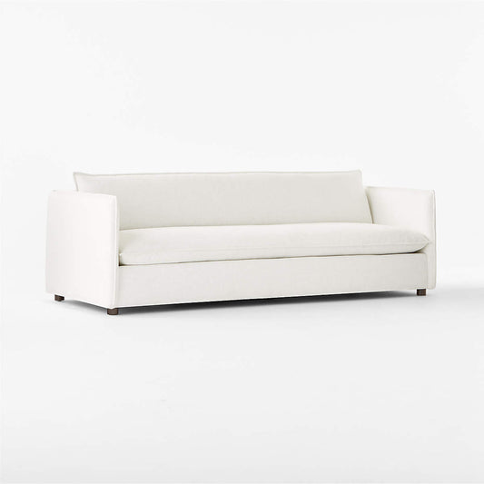 Corroy 92.75" White Performance Fabric Sofa