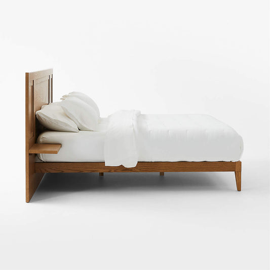 Crofton Wood King Bed With Nightstands