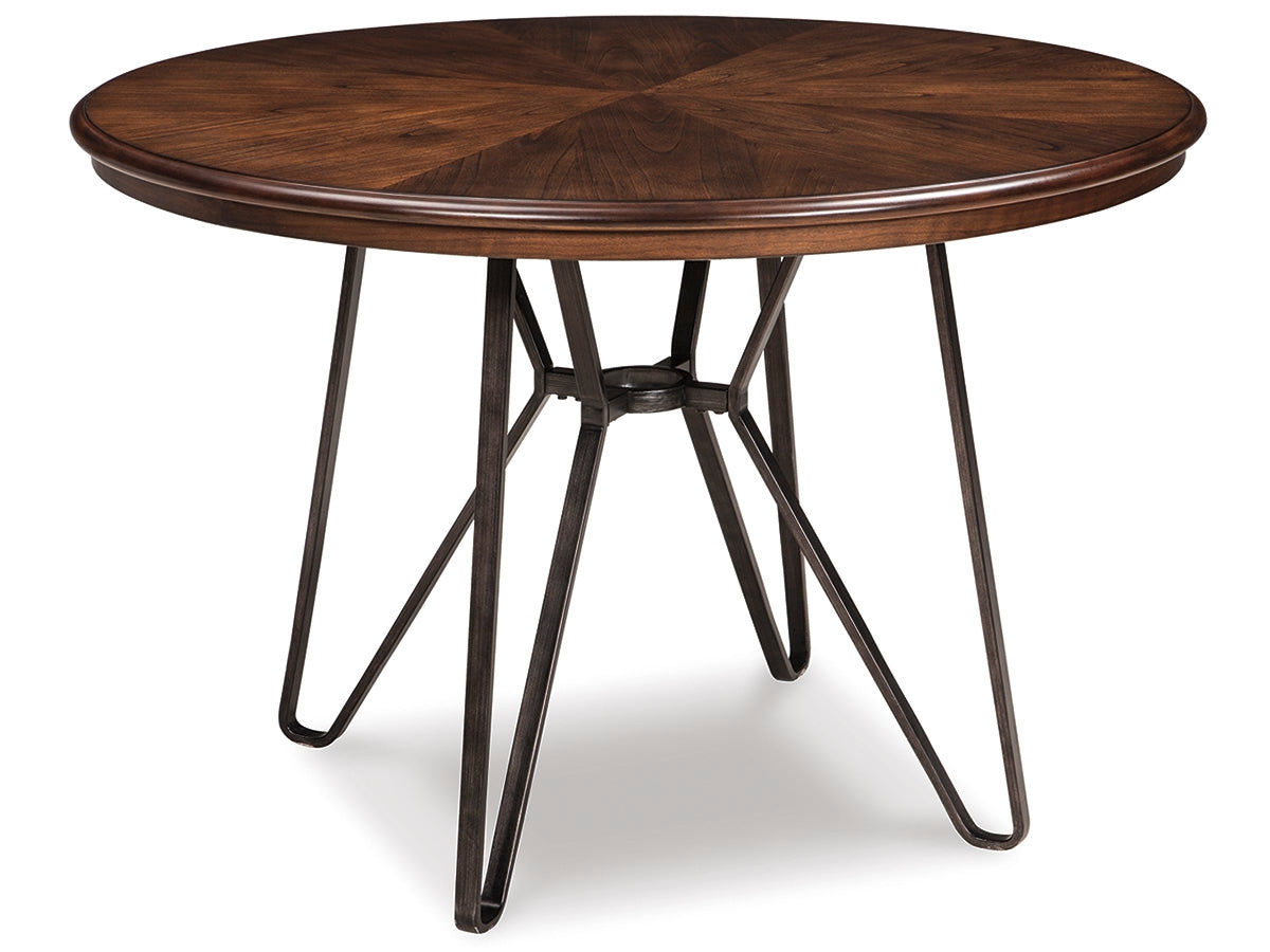 Centiar Round Dining Table With Hairpin Legs