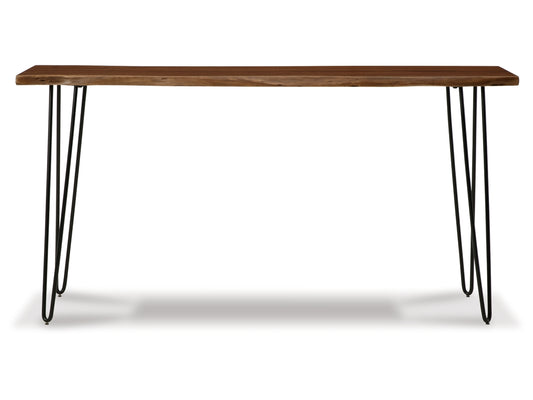 Wilinruck Counter Height Dining Table With Hairpin Legs