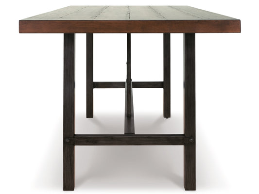 Kavara Counter Height Dining Table With H Base Stretcher