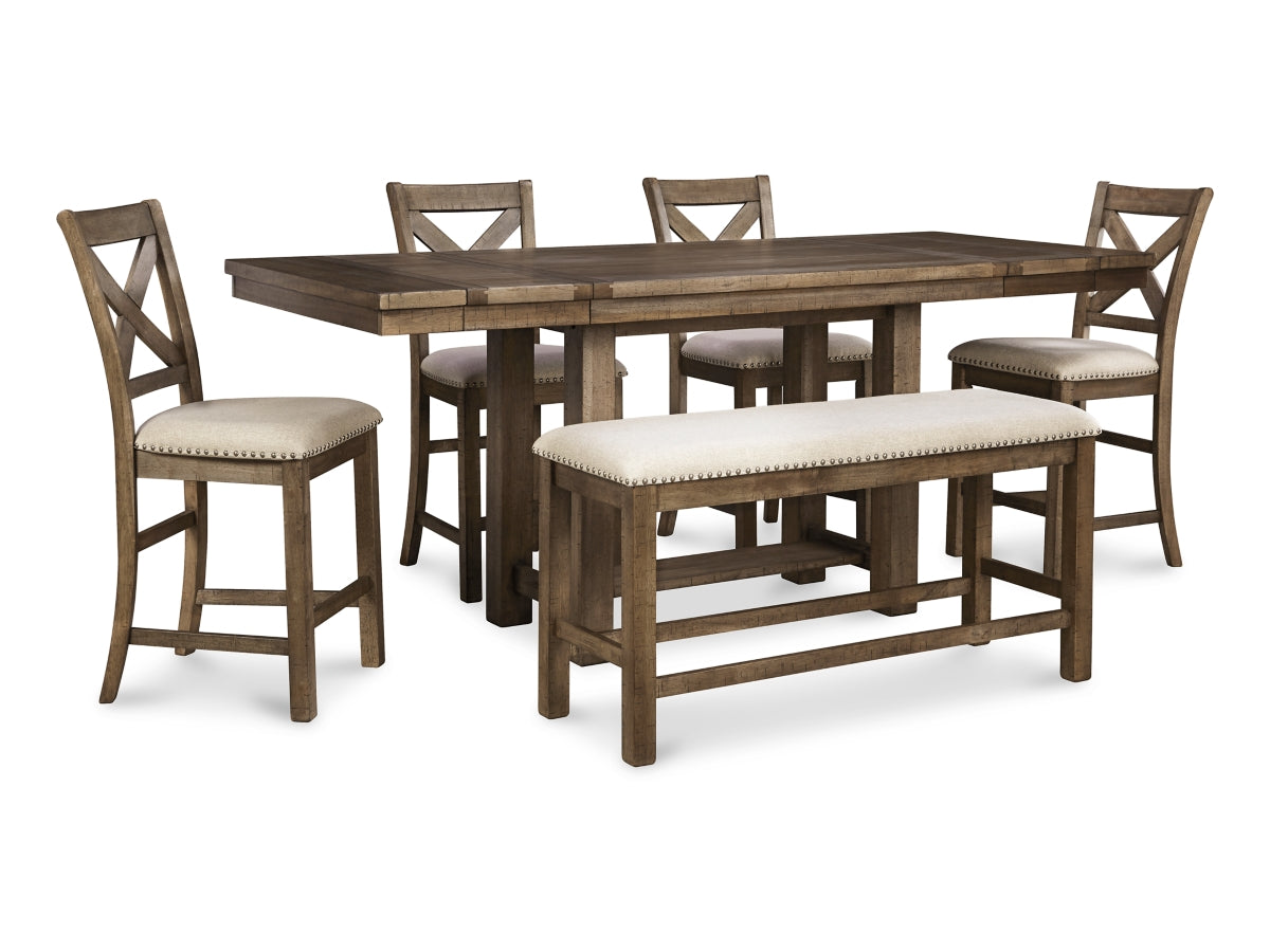 Moriville Counter Height Extendable Dining Table