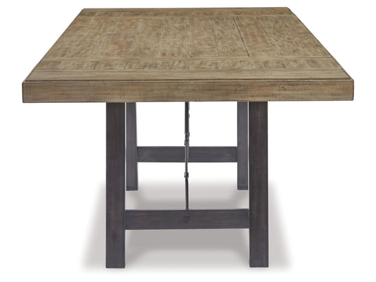 Baylow Extendable Dining Table With Trestle Base