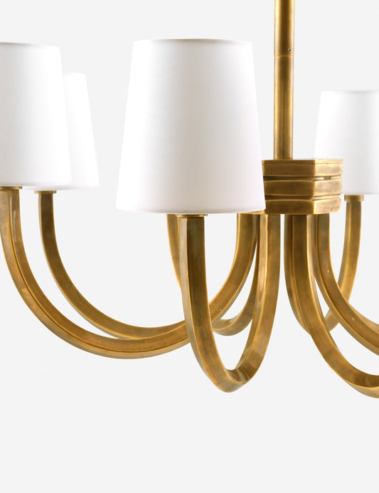 Gaetano Chandelier By Arteriors - Vintage Brass 26.5" Dia