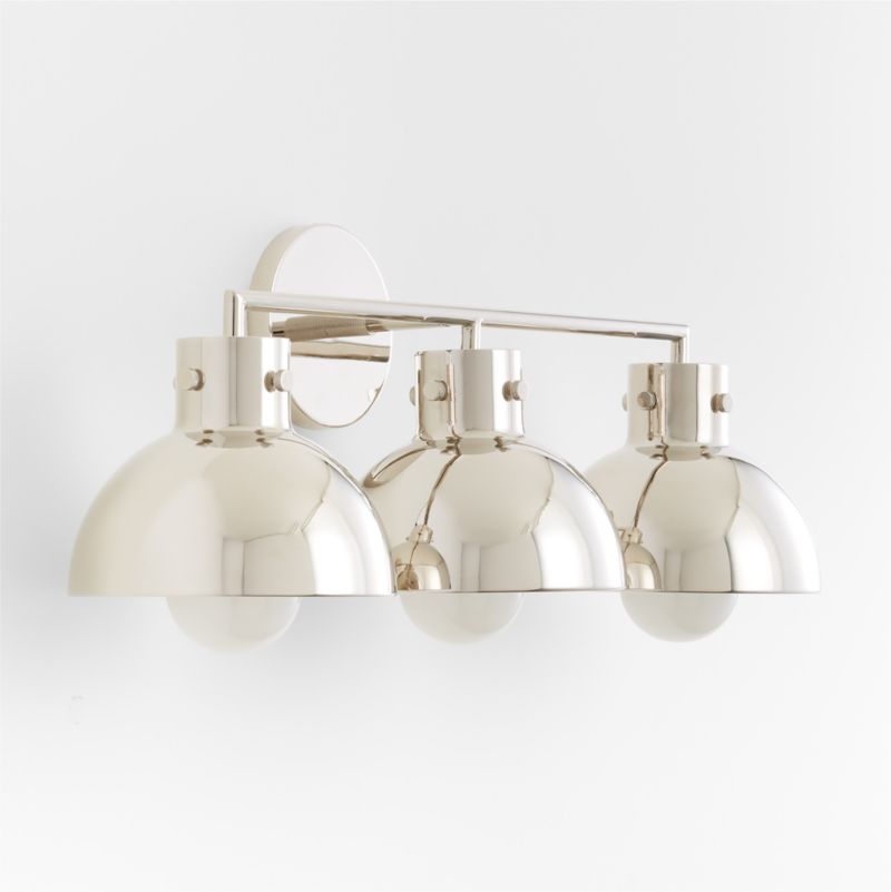 Dakota Nickel 3-Light Wall Sconce