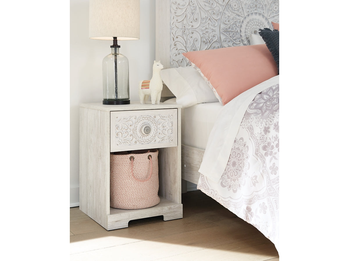 Paxberry 20" 1 Drawer Nightstand