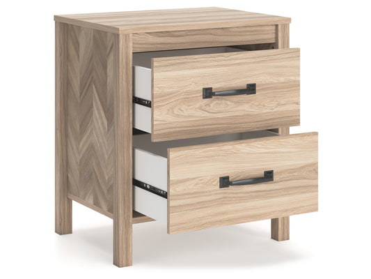 Battelle 22" 2 Drawer Nightstand