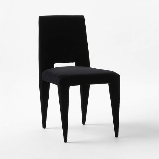 Editor Black Velvet Dining Chair