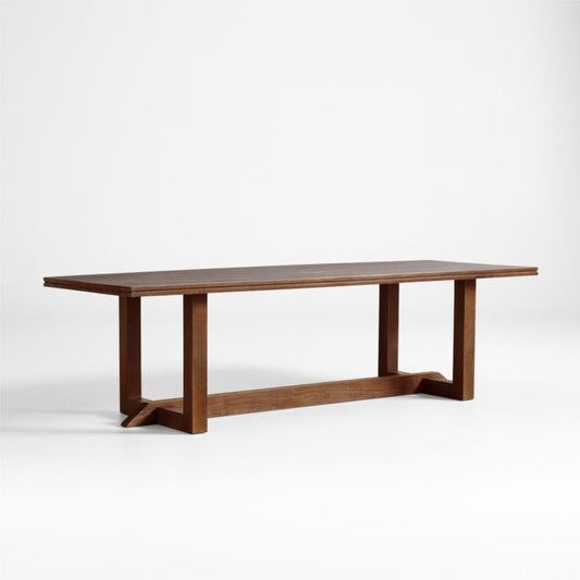 Es Taller 108" White Oak Wood Dining Table By Athena Calderone