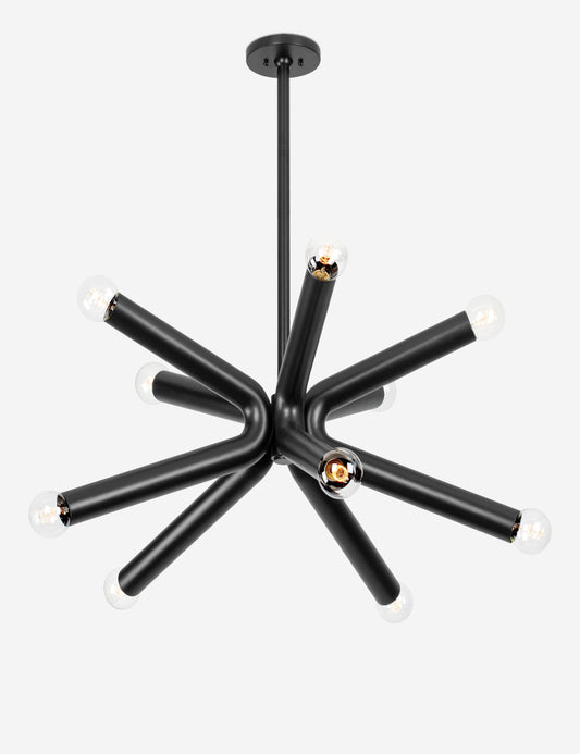 Stahl Chandelier - Black 34"W