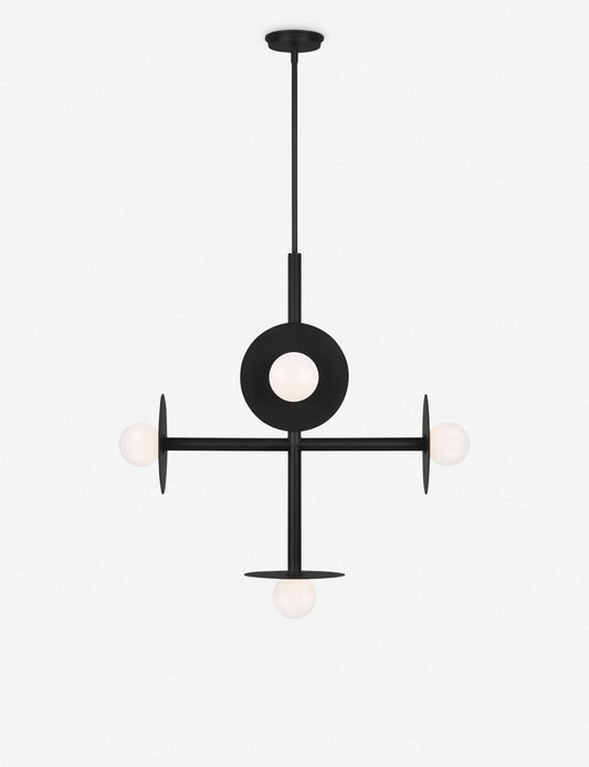 Nodes Large Chandelier By Kelly Wearstler - Black