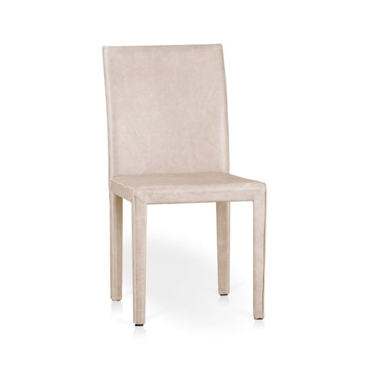 Folio Sand Top-Grain Leather Dining Chair