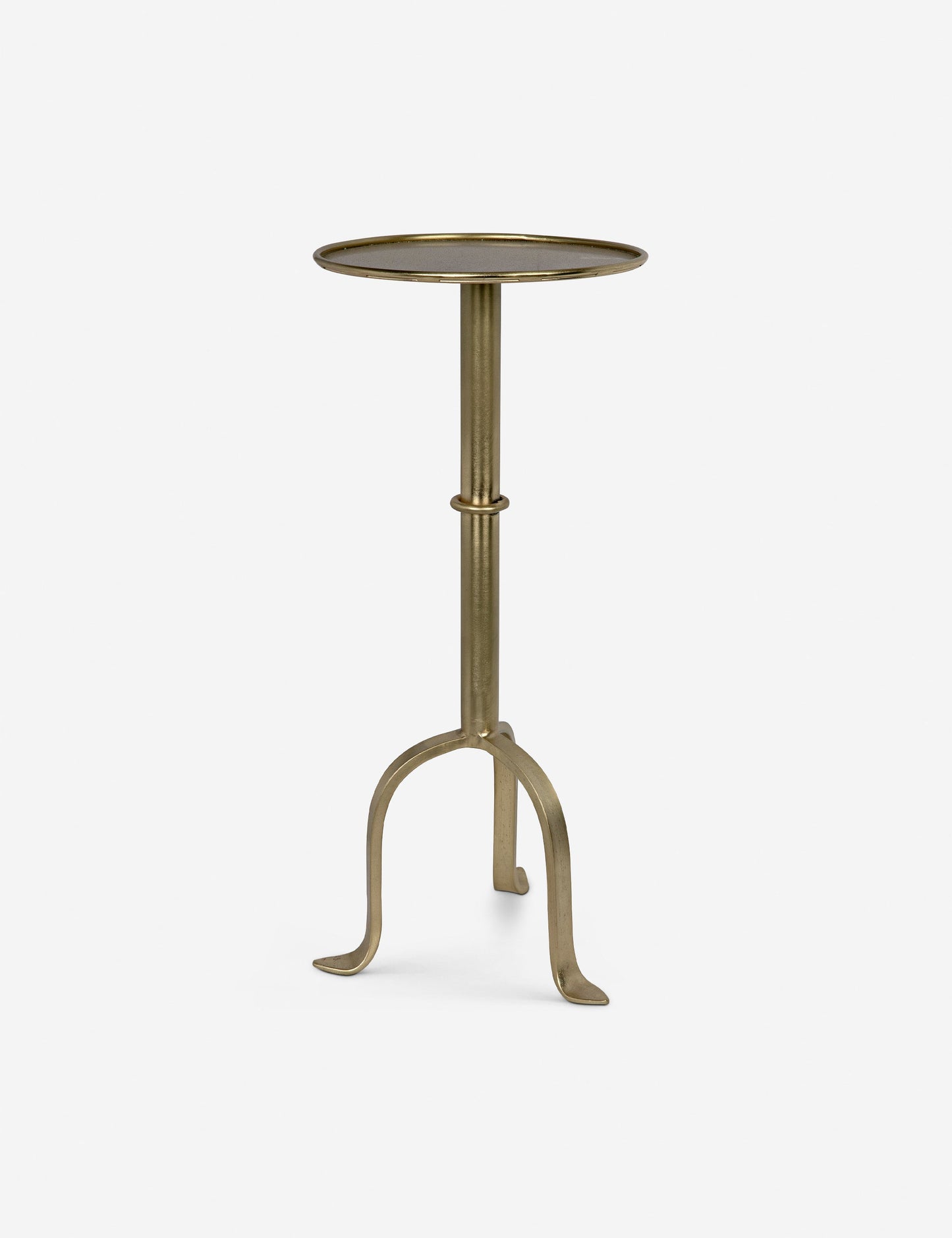 Lintz Round Side Table - Brass