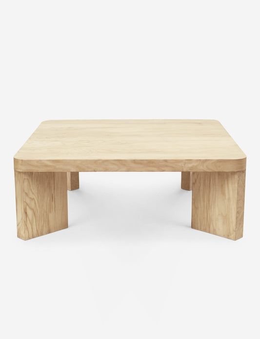 Kearns Square Burl Wood Coffee Table - Natural