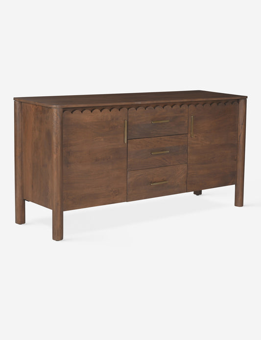 Samantha 3-Drawer Sideboard - Brown