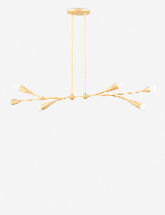 Elsa Linear Chandelier By Eny Lee Parker X Mitzi - 50" White