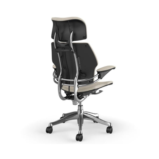 Humanscale ® Freedom Headrest White Boucle Office Chair